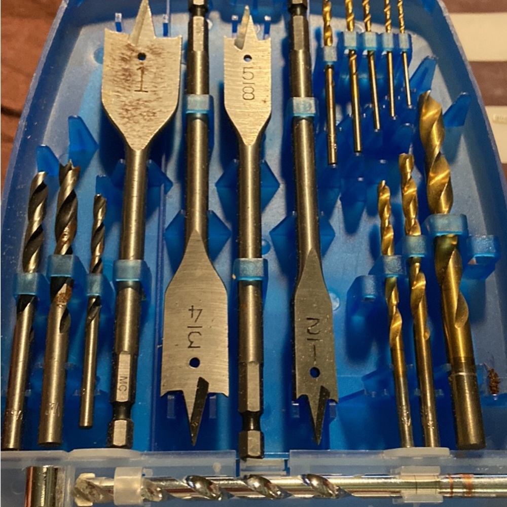 Drill Accessories 31 Piece Set by Ryobi Brand.  GUC